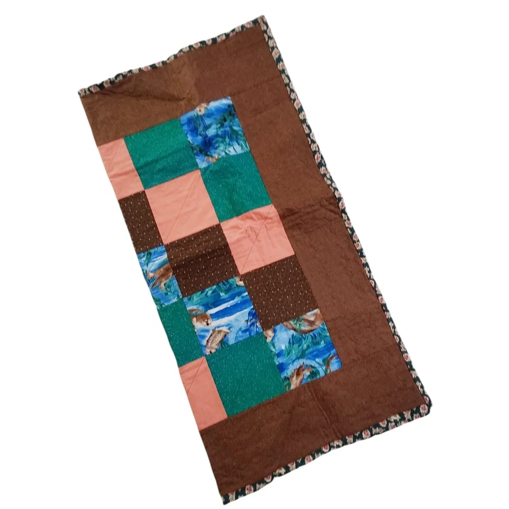 Friendship Star Quilters Wall Hanging Finished Quilt Square Beavers 35
